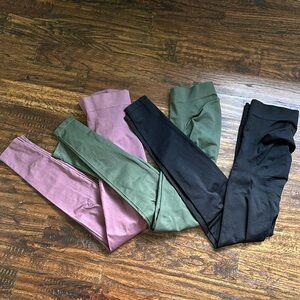 3 pairs BLANQI maternity full length leggings